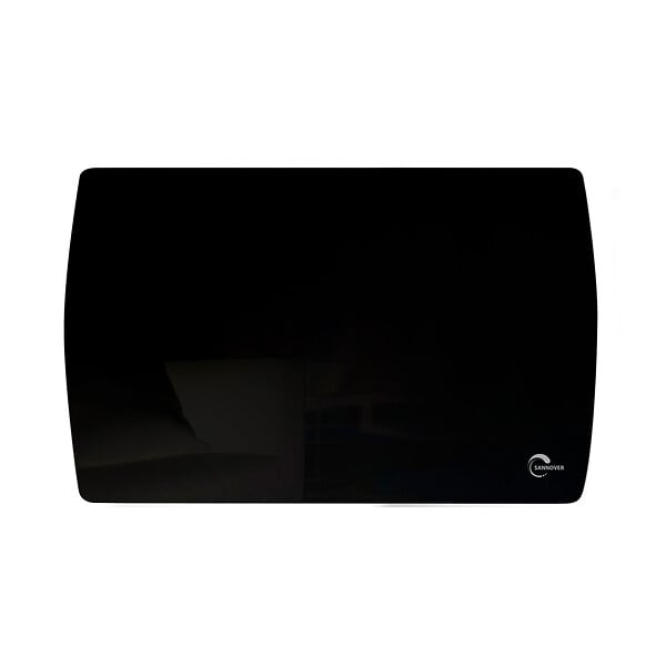SANNOVER - Radiateur Electrique Mural en Verre Sorimo NF 1500 W Noir Sannover - large