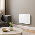 SANNOVER - Radiateur Electrique Mural en Verre Sorimo NF Sannover 1000 W Blanc - vignette