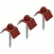 MCCOVER - Kit 50 fixations pour plaque acier nervurée 900/25 Rouge 8012, Unités - 50 pièces - vignette