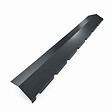 MCCOVER - Faîtière crantée 2,1 m 180 x 180 mm pour plaque nervurée acier 900/25 Gris anthracite RAL 7016, L.210 cm - vignette