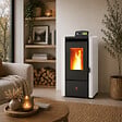 EMAFLAM - Poêle à granulés Étanche EMMA 6 kW + télécommande - - vignette