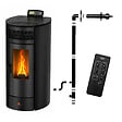 EMAFLAM - Poêle à granulés Étanche FLORA 14 kW + kit conduit ventouse - - vignette