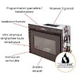 EMAFLAM - Insert à granulés BENITO 11 kW - - vignette