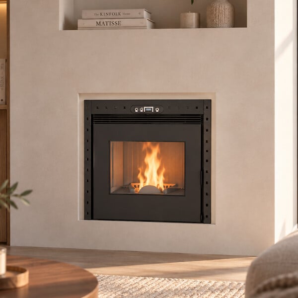 EMAFLAM - Insert à granulés BENITO 11 kW - - large