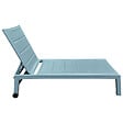 HAPPY GARDEN - Lot de 2 bains de soleil BARBADOS en textilène bleu clair - aluminium bleu clair - vignette