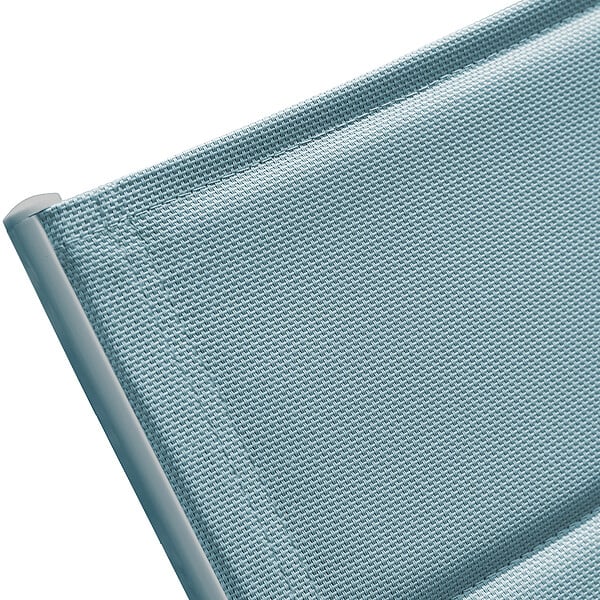 HAPPY GARDEN - Lot de 2 bains de soleil BARBADOS en textilène bleu clair - aluminium bleu clair - large