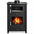 EMAFLAM - Poêle à bois avec four Rosa 10 kW - - vignette