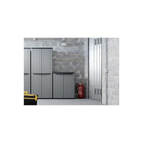 EDM - Armoire 2 portes EDM JLINE68 - avec étagère - 68x85x37,5cm - 75022 - large