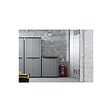 EDM - Armoire 2 portes EDM JLINE68 - avec étagère - 68x85x37,5cm - 75022 - vignette