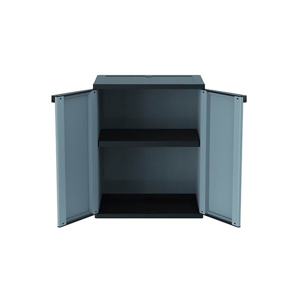 EDM - Armoire 2 portes EDM JLINE68 - avec étagère - 68x85x37,5cm - 75022 - large
