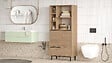 HABITAT ET JARDIN - Armoire en bois "Calvin" - 74 x 35 x 161 cm - Marron - vignette