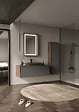 HABITAT ET JARDIN - Armoire de Salle de Bain "Craft 40" -  cm - Walnut / Anthracite - vignette