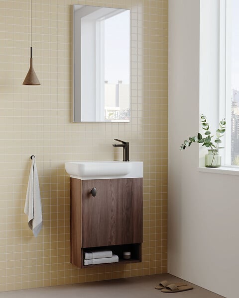 HABITAT ET JARDIN - Miroir Décoratif en Bois "Begonya 45" -  cm - Chrome - large