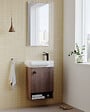 HABITAT ET JARDIN - Miroir Décoratif en Bois "Begonya 45" -  cm - Chrome - vignette