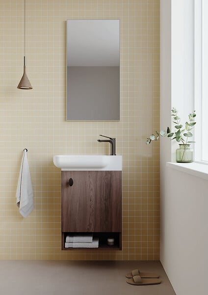 HABITAT ET JARDIN - Miroir Décoratif en Bois "Begonya 45" -  cm - Chrome - large