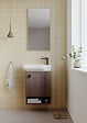 HABITAT ET JARDIN - Miroir Décoratif en Bois "Begonya 45" -  cm - Chrome - vignette