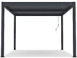 HABITAT ET JARDIN - Pergola bioclimatique en aluminium "Windsor" - 3 x 4 m - Anthracite - vignette