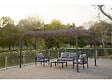 HABITAT ET JARDIN - Pergola bioclimatique en tissu "Lodge" 3 x 4 m - Taupe - vignette
