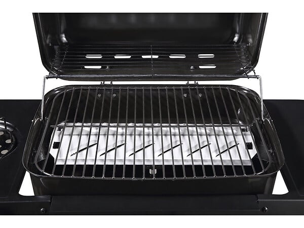 HABITAT ET JARDIN - Barbecue gaz "Party 3" - 3 brûleurs dont 1 latéral - 9.38 kW - Noir - large