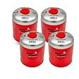 ALPENTECH - Pack 4 Cartouches de gaz 450g Butane propane Valve 7/16 EN417 Réchaud Brûleur Lampe Grill Alpen Camping - vignette
