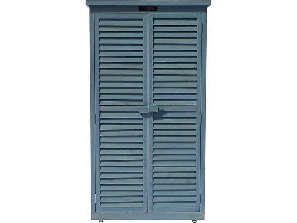 HABITAT ET JARDIN - Armoire de jardin "Space" - 87 x 46.5 x 160 cm - Bleu ciel - large