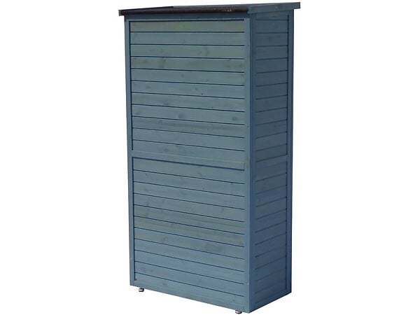 HABITAT ET JARDIN - Armoire de jardin "Space" - 87 x 46.5 x 160 cm - Bleu ciel - large