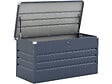 HABITAT ET JARDIN - Coffre de jardin métal "Store" - 480 L - 132 x 61 x 60 cm - Gris - vignette
