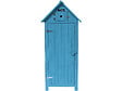 HABITAT ET JARDIN - Armoire de jardin "Cabanon" - 77 x 54.5 x 179 cm - Bleu ciel - vignette