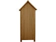 HABITAT ET JARDIN - Armoire de jardin "Cabanon" - 77 x 54.5 x 179 cm - Marron - vignette