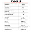 EMAFLAM - Poêle à granulés Étanche EMMA 15 kW + télécommande - - vignette