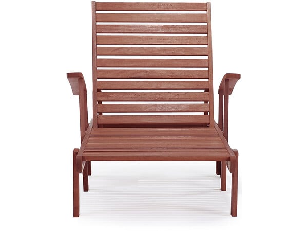 HABITAT ET JARDIN - Lot de 2 bains de soleil pliant en bois exotique "Tokyo" - Mahogany - Marron acajou - large