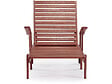 HABITAT ET JARDIN - Lot de 2 bains de soleil pliant en bois exotique "Tokyo" - Mahogany - Marron acajou - vignette
