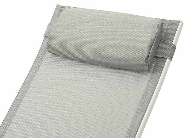HABITAT ET JARDIN - Bain de soleil en aluminium "Beauty" - Phoenix - Gris - Lot de 2 - large