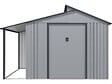 HABITAT ET JARDIN - Abri de jardin métal avec pergola "Madras" - 9.12 m² - 257 x 355 x 237 cm - Gris - vignette