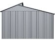 HABITAT ET JARDIN - Abri de jardin métal avec pergola "Madras" - 9.12 m² - 257 x 355 x 237 cm - Gris - vignette