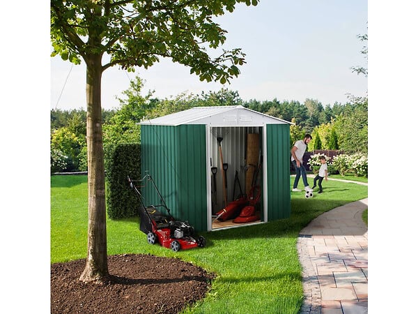 HABITAT ET JARDIN - Abri de jardin métal "Rosas" - 2,71 M² - Vert - large