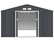 HABITAT ET JARDIN - Abri de jardin métal "Vegas"- 15 m² - Gris - vignette