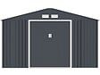 HABITAT ET JARDIN - Abri de jardin métal "Vegas"- 15 m² - Gris - vignette