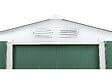 HABITAT ET JARDIN - Abri de jardin métal - "Rosas " - 2.71 m² avec panneaux solaires - Vert - vignette