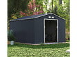 HABITAT ET JARDIN - Abri de jardin métal "Vegas" - 13 m² - Gris - vignette