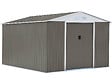 HABITAT ET JARDIN - Abri de jardin métal "Dallas" - 15,16 m² - Taupe - vignette
