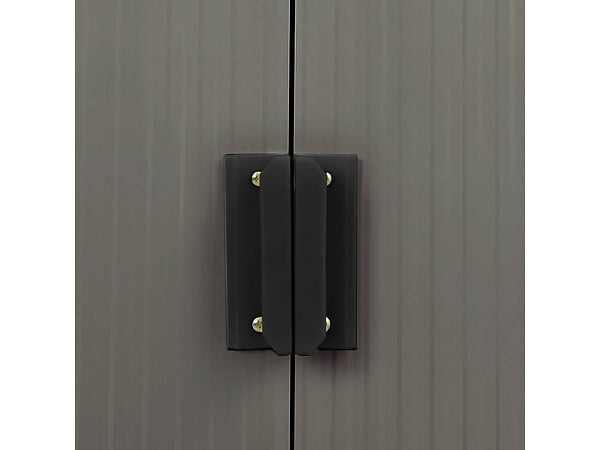HABITAT ET JARDIN - Abri de jardin métal "Dallas" - 15,16 m² - Taupe - large