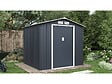 HABITAT ET JARDIN - Abri de jardin métal "Vegas" - 4,07 m² - Gris - vignette