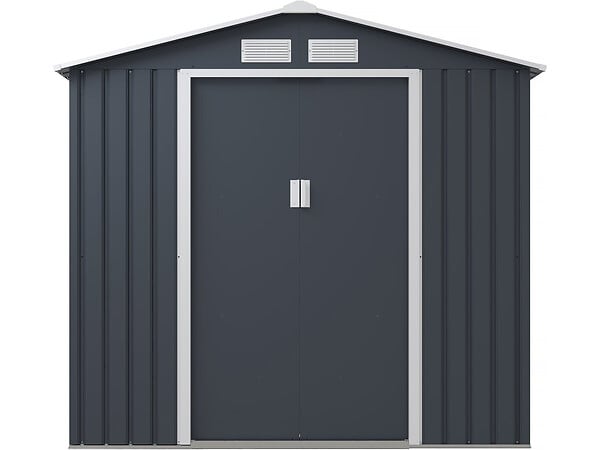 HABITAT ET JARDIN - Abri de jardin métal "Vegas" - 4,07 m² - Gris - large