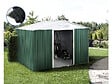 HABITAT ET JARDIN - Abri de jardin métal - "Rosas " - 7,06 m² avec gouttière - Vert - vignette
