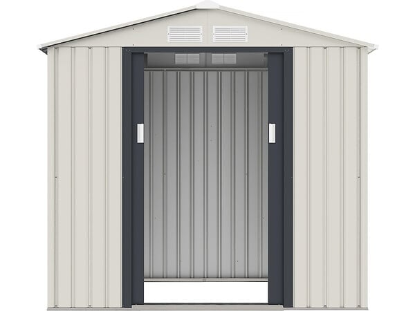 HABITAT ET JARDIN - Abri de jardin métal "Nebraska" - 2,71m² avec gouttière - large