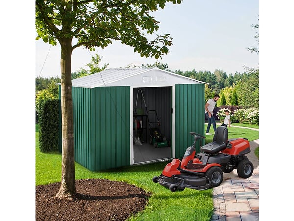 HABITAT ET JARDIN - Abri de jardin métal "Rosas" - 4,07 M² - Vert - large