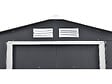 HABITAT ET JARDIN - Abri de jardin métal - "Vegas"- 15 m² avec panneaux solaires - Gris - vignette