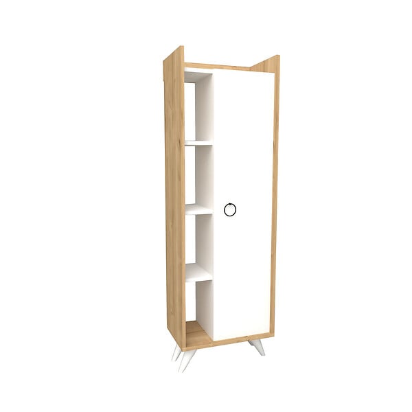 HABITAT ET JARDIN - Meuble multi-usages en bois "Ilgim" - 50 x 31 x 140 cm - Blanc - large