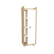 HABITAT ET JARDIN - Meuble multi-usages en bois "Ilgim" - 50 x 31 x 140 cm - Blanc - vignette